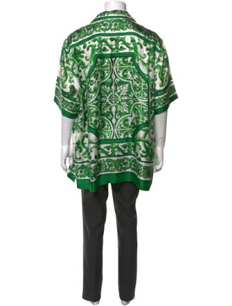 Dolce & Gabbana Silk Printed Shirt