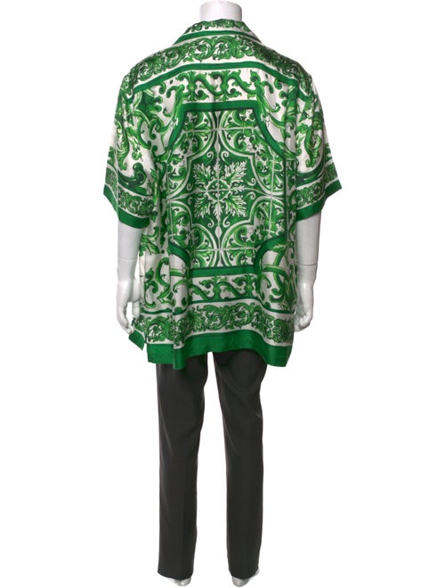 Dolce & Gabbana Silk Printed Shirt