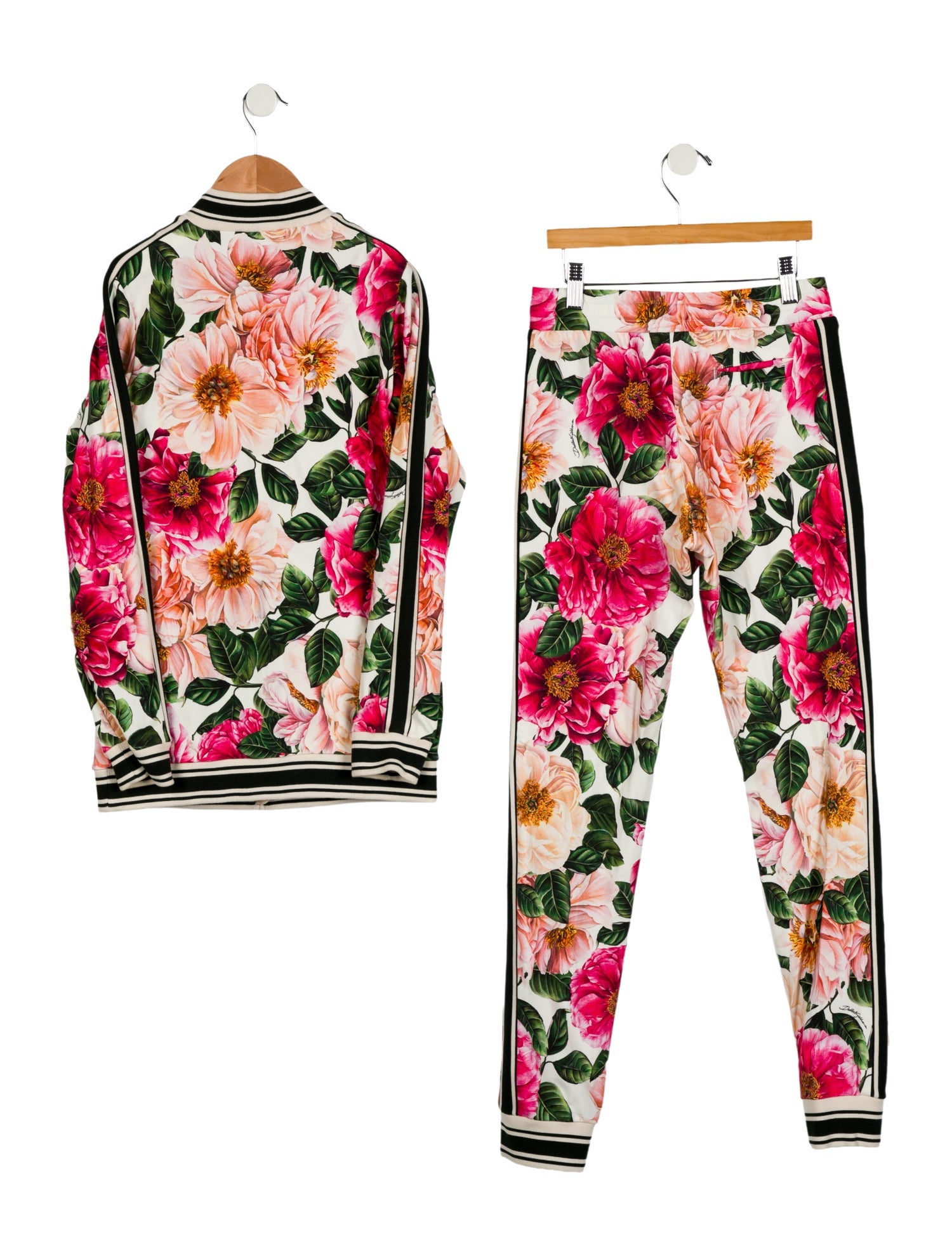 Dolce & Gabbana Girls' Floral Two Piece Sweat Suit