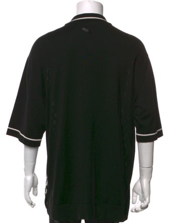 Dolce & Gabbana Silk Polka Dot Print Shirt