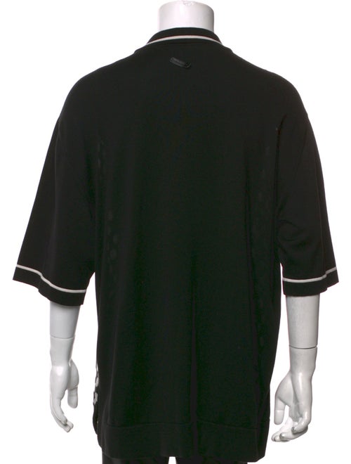 Dolce & Gabbana Silk Polka Dot Print Shirt