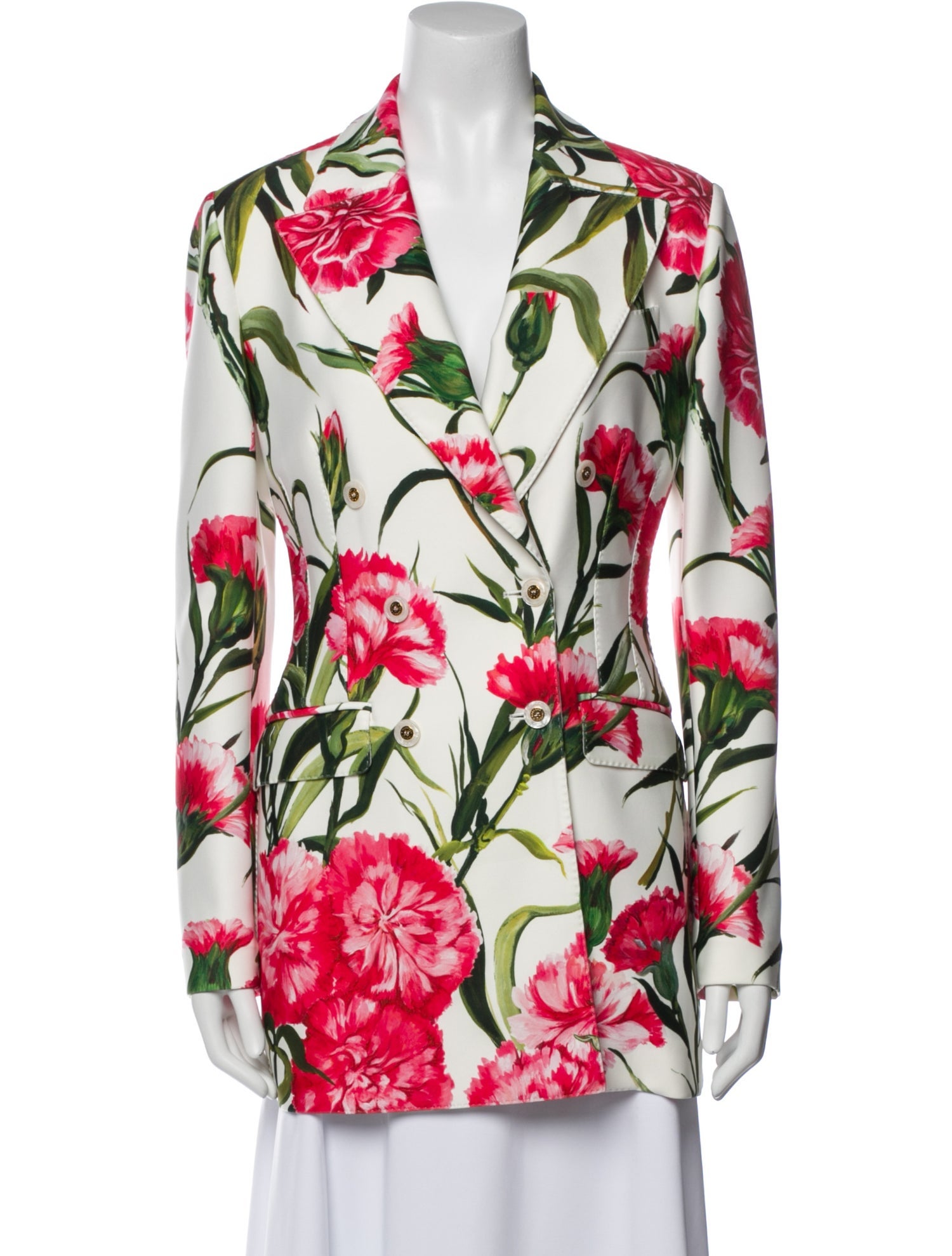 Dolce & Gabbana Floral Print Blazer
