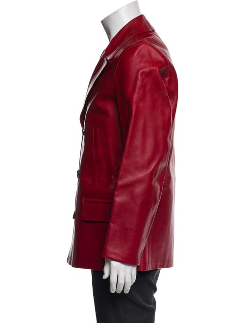 Dolce & Gabbana Calf Leather Peacoat