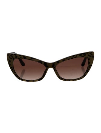 Dolce & Gabbana Cat-Eye Gradient Sunglasses