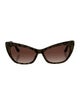 Dolce & Gabbana Cat-Eye Gradient Sunglasses