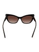 Dolce & Gabbana Cat-Eye Gradient Sunglasses
