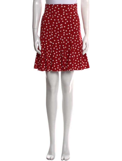 Dolce & Gabbana Polka Dot Print Knee-Length Skirt