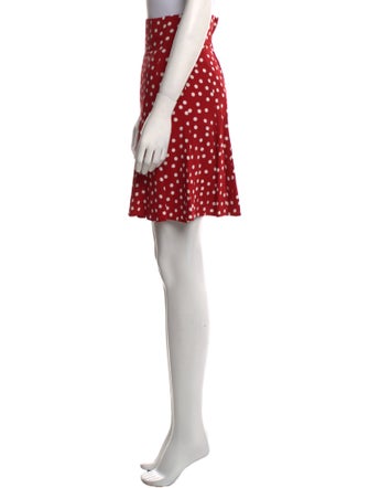 Dolce & Gabbana Polka Dot Print Knee-Length Skirt