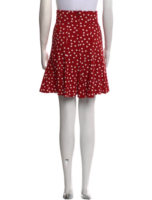 Dolce & Gabbana Polka Dot Print Knee-Length Skirt
