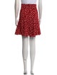 Dolce & Gabbana Polka Dot Print Knee-Length Skirt