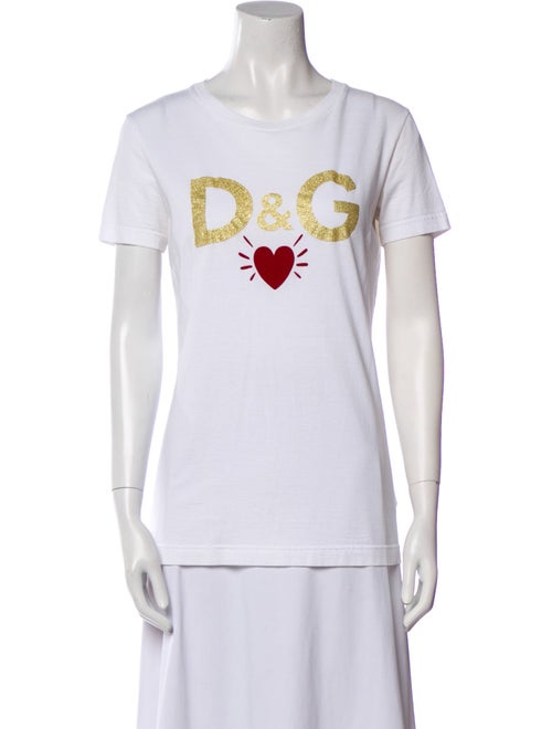 Dolce & Gabbana Graphic Print Crew Neck T-Shirt