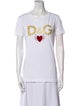 Dolce & Gabbana Graphic Print Crew Neck T-Shirt