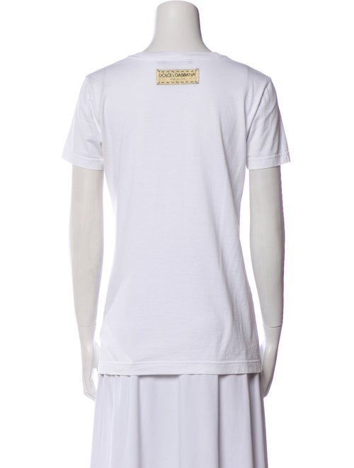 Dolce & Gabbana Graphic Print Crew Neck T-Shirt