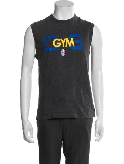 Dolce & Gabbana Graphic Print Crew Neck T-Shirt