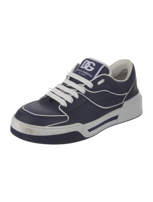 Dolce & Gabbana Leather Printed Sneakers