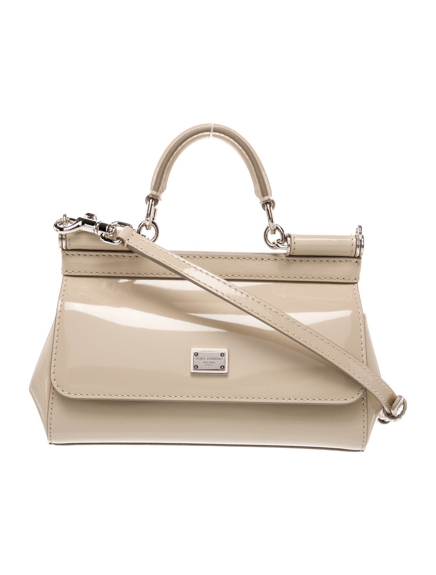 Dolce & Gabbana Patent Leather Shoulder Bag w/ Tags