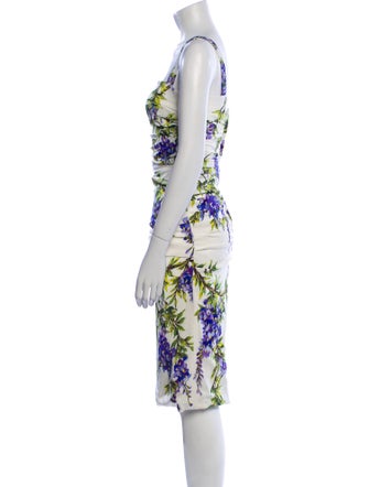 Dolce & Gabbana Silk Midi Length Dress
