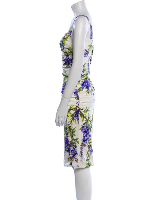 Dolce & Gabbana Silk Midi Length Dress