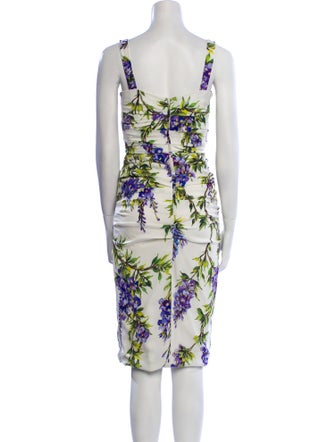 Dolce & Gabbana Silk Midi Length Dress