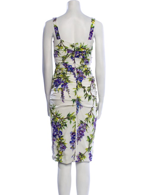 Dolce & Gabbana Silk Midi Length Dress