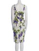 Dolce & Gabbana Silk Midi Length Dress