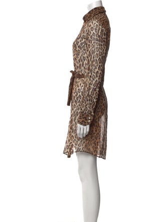 Dolce & Gabbana Animal Print Mini Dress