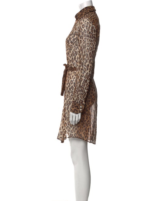 Dolce & Gabbana Animal Print Mini Dress