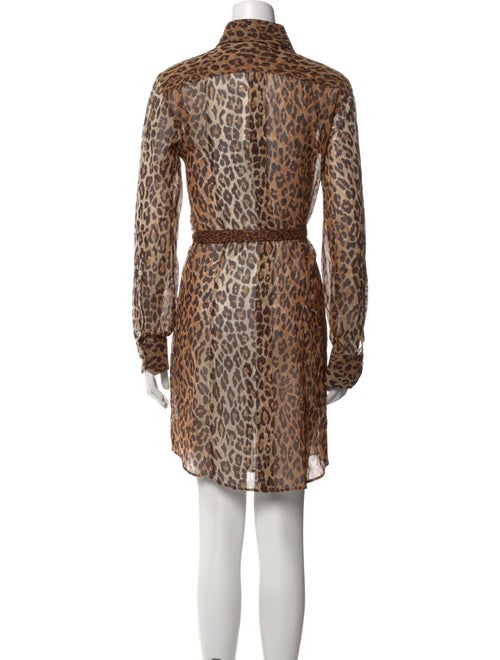 Dolce & Gabbana Animal Print Mini Dress