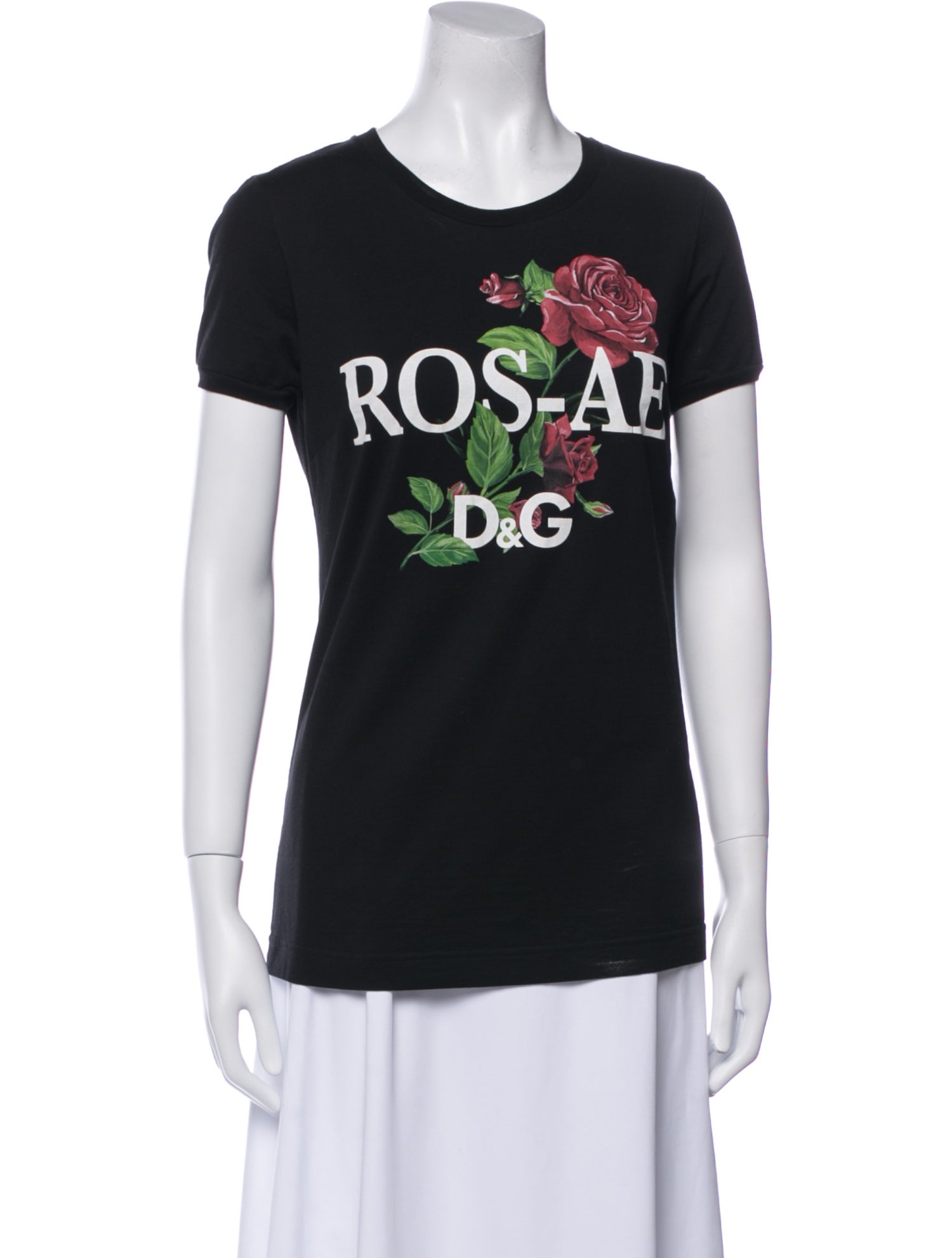 Dolce & Gabbana Graphic Print Crew Neck T-Shirt