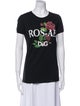 Dolce & Gabbana Graphic Print Crew Neck T-Shirt