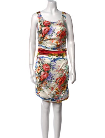 Dolce & Gabbana Silk Knee-Length Dress