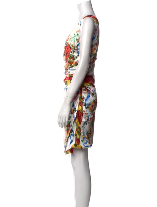 Dolce & Gabbana Silk Knee-Length Dress