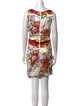 Dolce & Gabbana Silk Knee-Length Dress