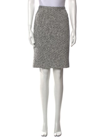 Dolce & Gabbana Tweed Pattern Knee-Length Skirt