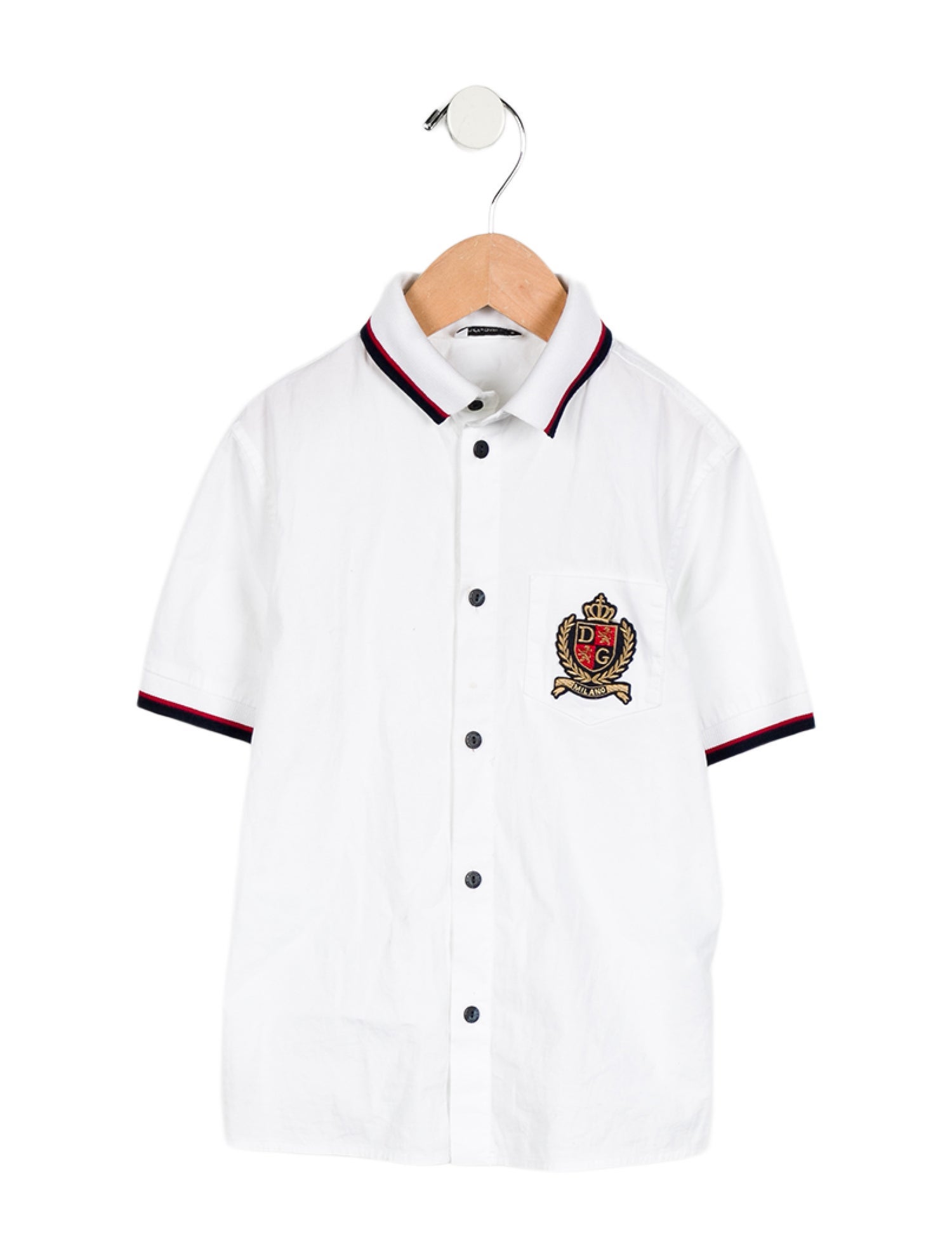 Dolce & Gabbana Boys' DNA Short Sleeve Shirt