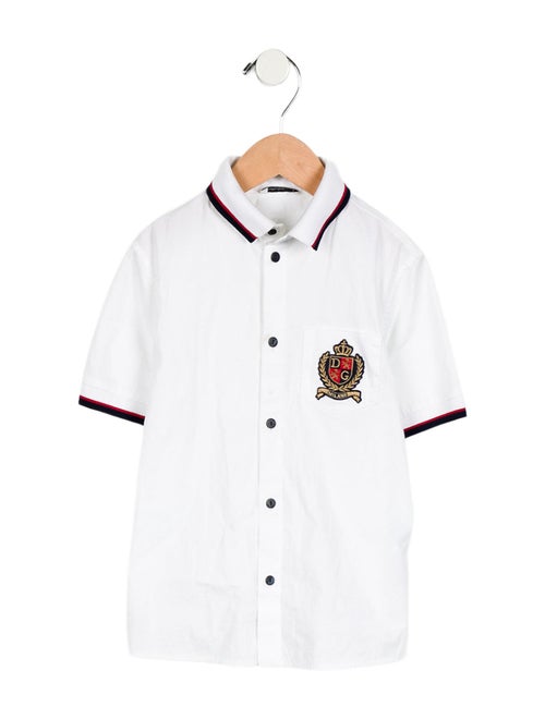 Dolce & Gabbana Boys' DNA Short Sleeve Shirt