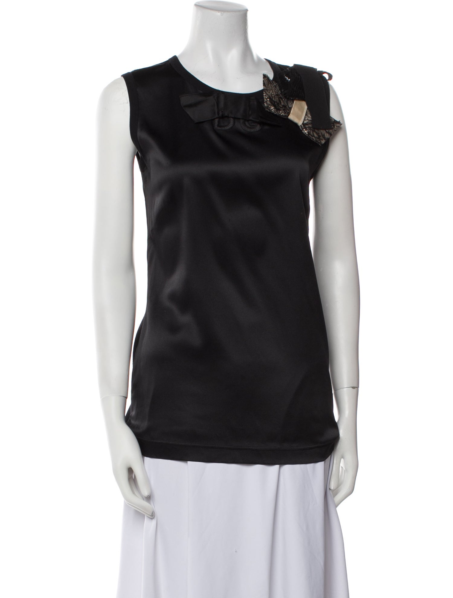 Dolce & Gabbana Scoop Neck Sleeveless Top w/ Tags
