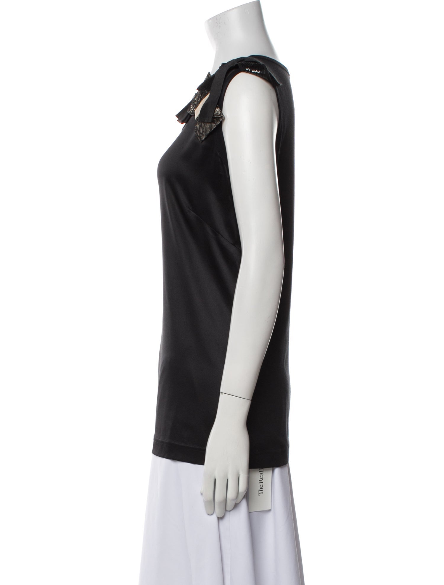Dolce & Gabbana Scoop Neck Sleeveless Top w/ Tags