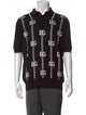 Dolce & Gabbana Silk Printed Polo Shirt