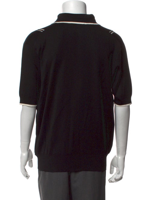 Dolce & Gabbana Silk Printed Polo Shirt