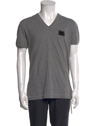 Dolce & Gabbana V-Neck Short Sleeve T-Shirt