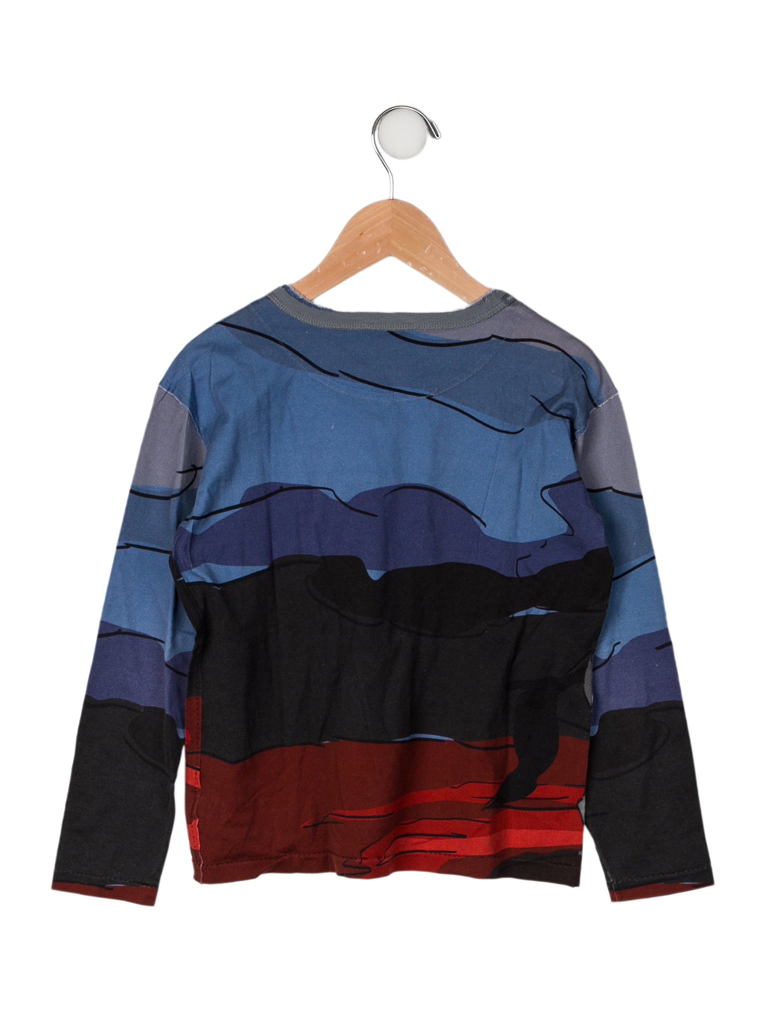 Dolce & Gabbana Allover Print Long Sleeve T Shirt