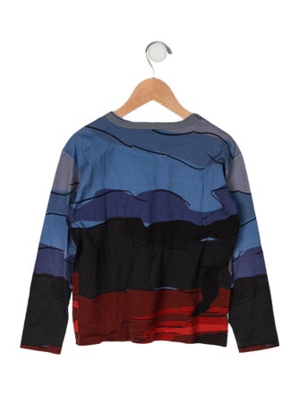 Dolce & Gabbana Allover Print Long Sleeve T Shirt