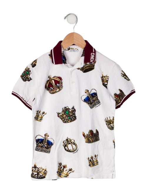 Dolce & Gabbana Allover Print Polo Shirt