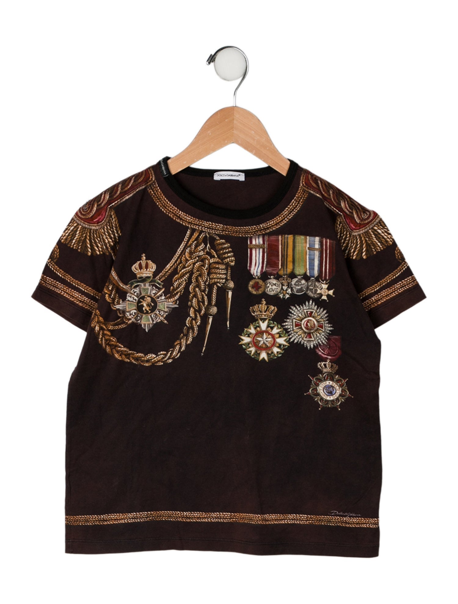 Dolce & Gabbana Short Sleeve Graphic Print T Shirt