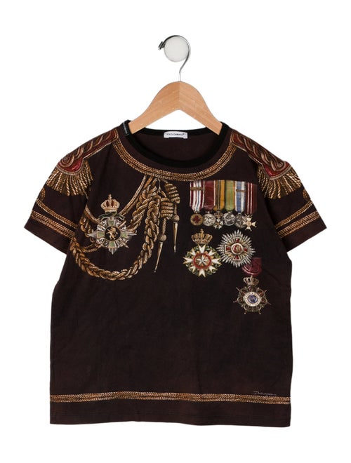 Dolce & Gabbana Short Sleeve Graphic Print T Shirt