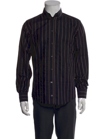 Dolce & Gabbana Striped Long Sleeve Dress Shirt
