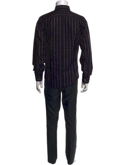 Dolce & Gabbana Striped Long Sleeve Dress Shirt