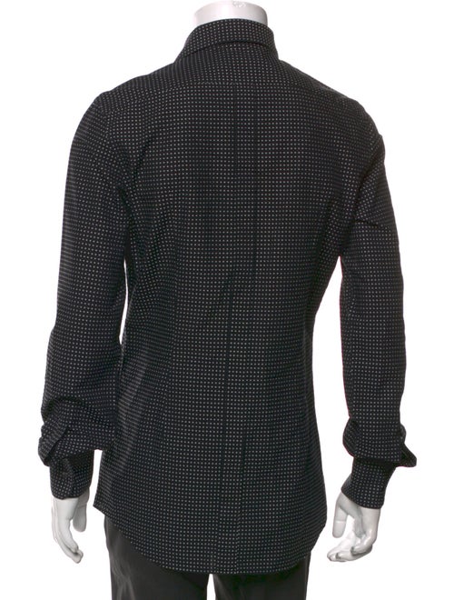 Dolce & Gabbana Polka Dot Print Long Sleeve Dress Shirt
