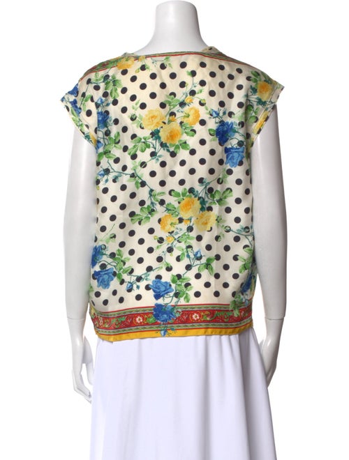 Dolce & Gabbana Silk Printed Blouse